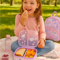 Lonchera Hello Kitty Triple Compartimiento Porta Snack Niñas - Lhua Store