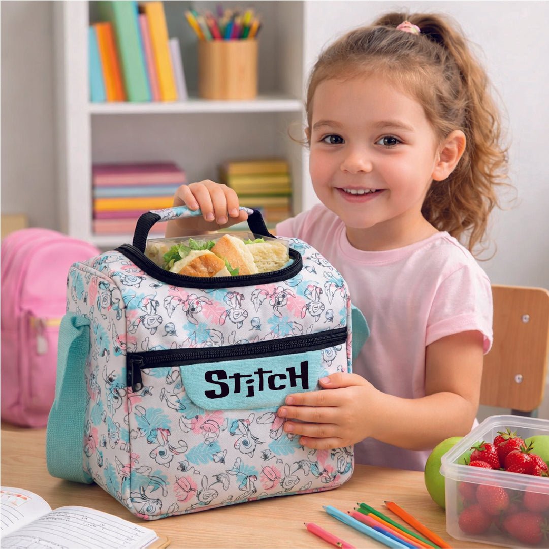 Lonchera Stitch Térmica Disney Escolar Niña Original - Lhua Store