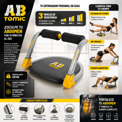 Maquina Ejercitador Abdomen Ab Tomic By Body Crunch - Lhua Store