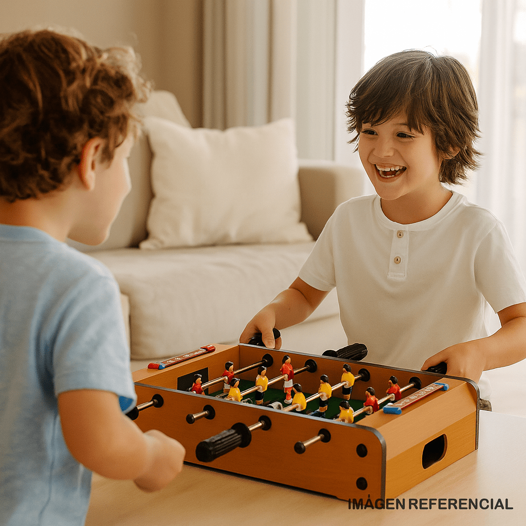 Mini Taca Taca Madera Niños Fútbol Portátil Futbolín - Lhua Store