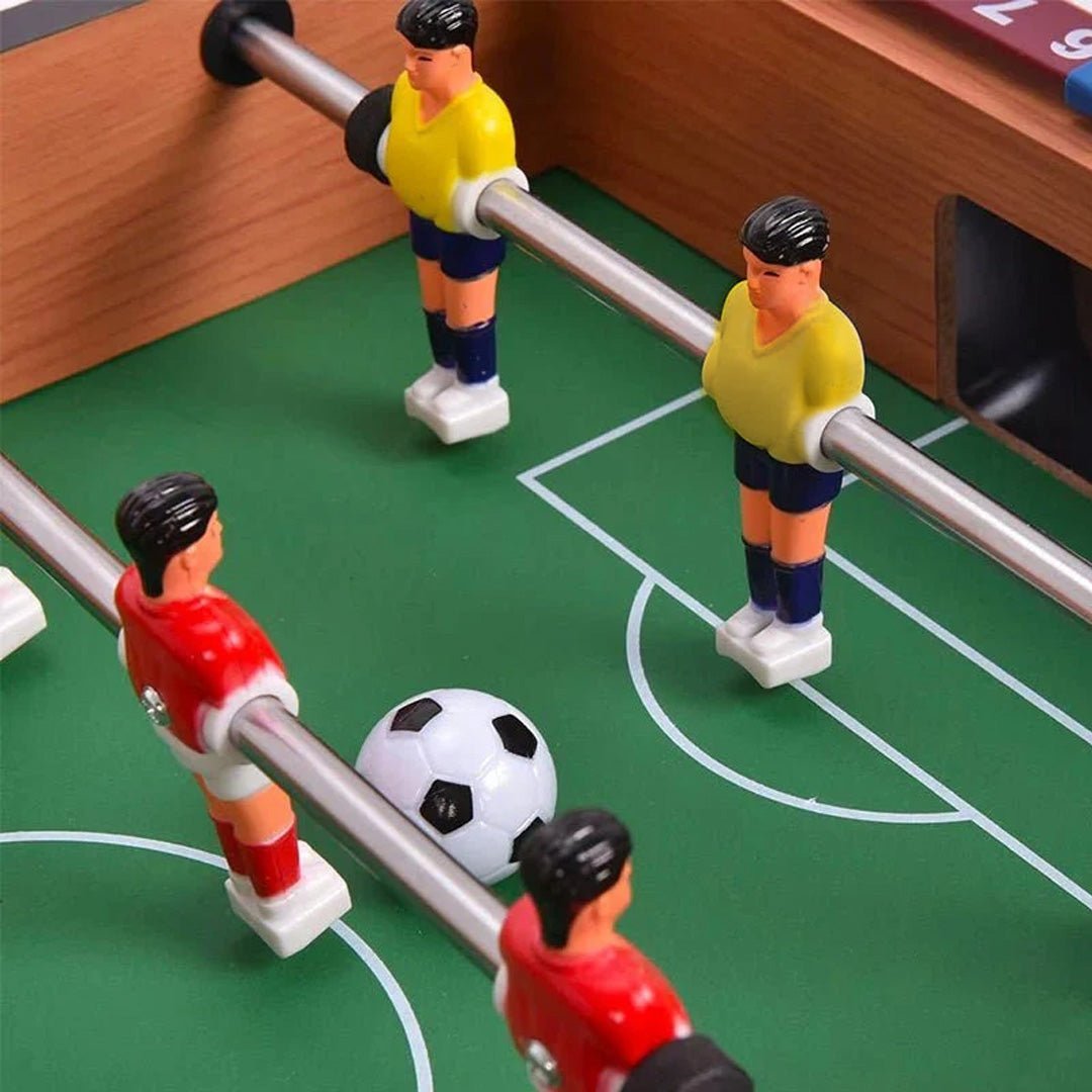 Mini Taca Taca Madera Niños Fútbol Portátil Futbolín - Lhua Store
