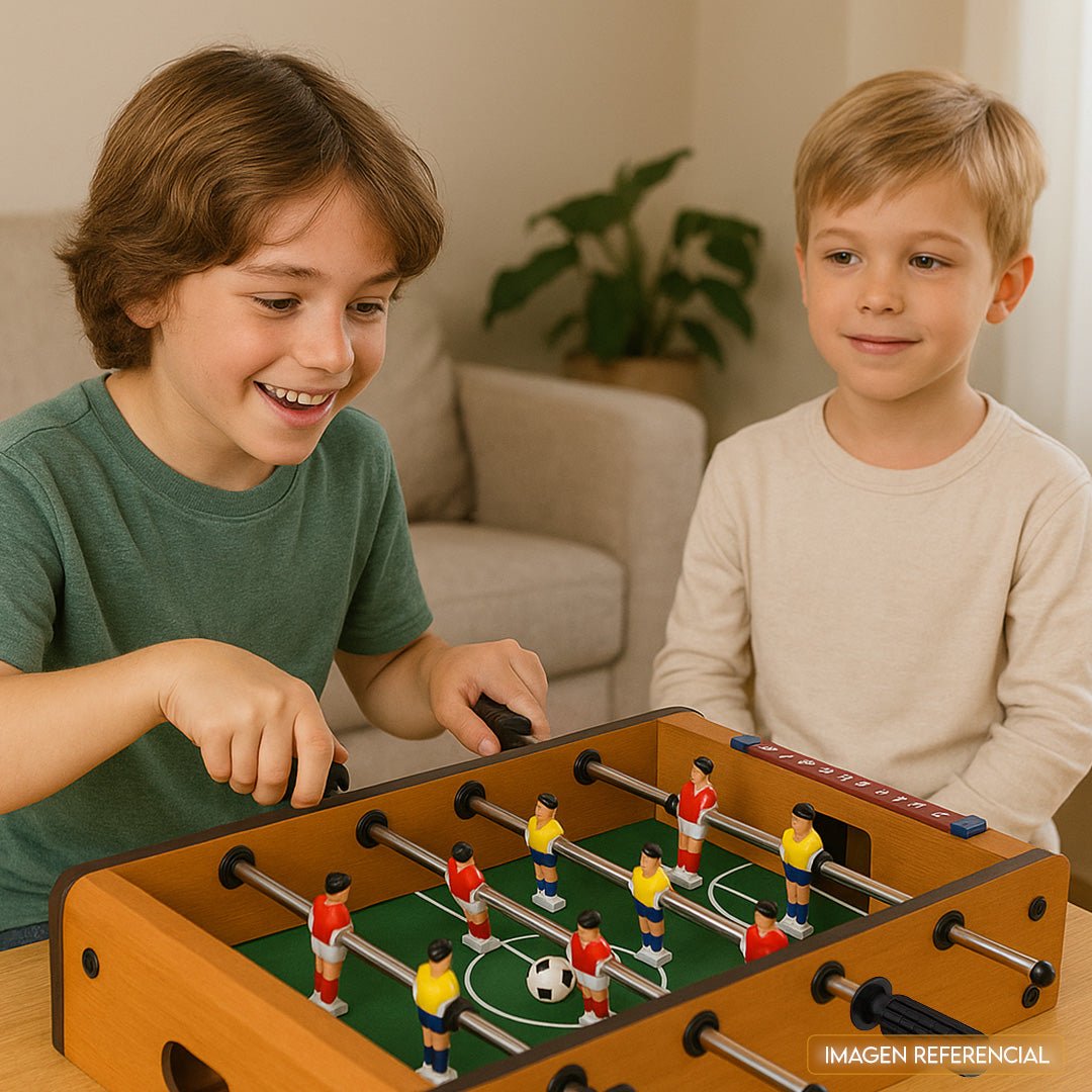Mini Taca Taca Madera Niños Fútbol Portátil Futbolín - Lhua Store