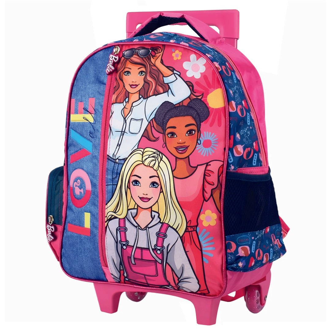 Mochila Barbie Con Ruedas Escolar Niña Original Infantil - Lhua Store
