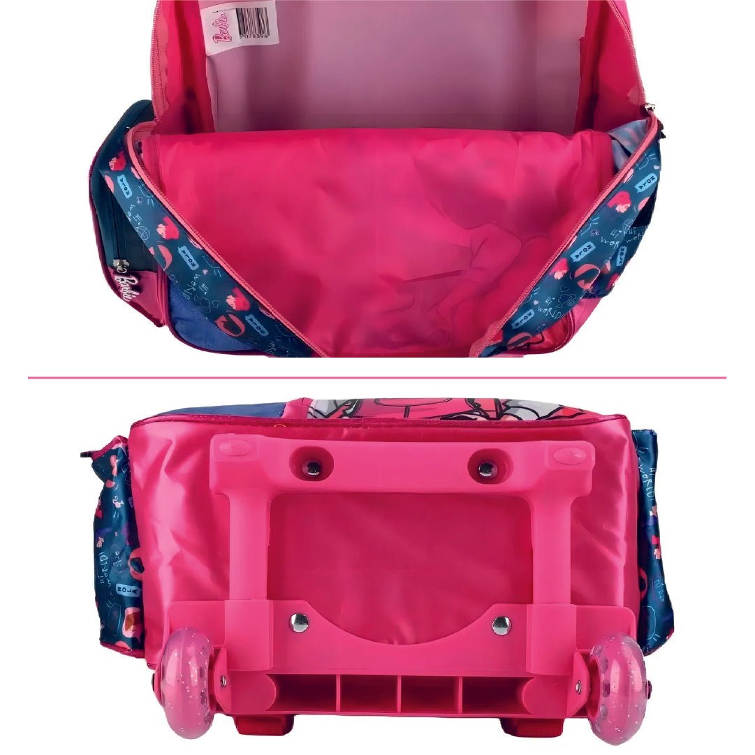 Mochila Barbie Con Ruedas Escolar Niña Original Infantil - Lhua Store
