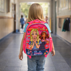 Mochila Barbie Con Ruedas Rosado Escolar Niña Original - Lhua Store