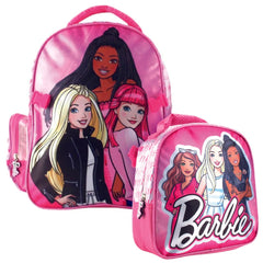 Mochila Barbie Escolar Niñas Con Lonchera Original Rosa - Lhua Store