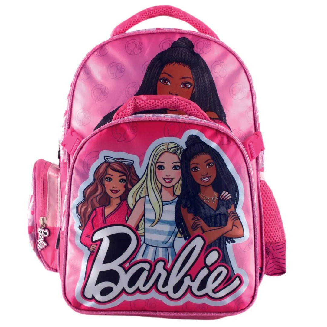 Mochila Barbie Escolar Niñas Con Lonchera Original Rosa - Lhua Store