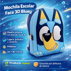 Mochila Bluey 3D Escolar Infantil Niños Disney Original - Lhua Store