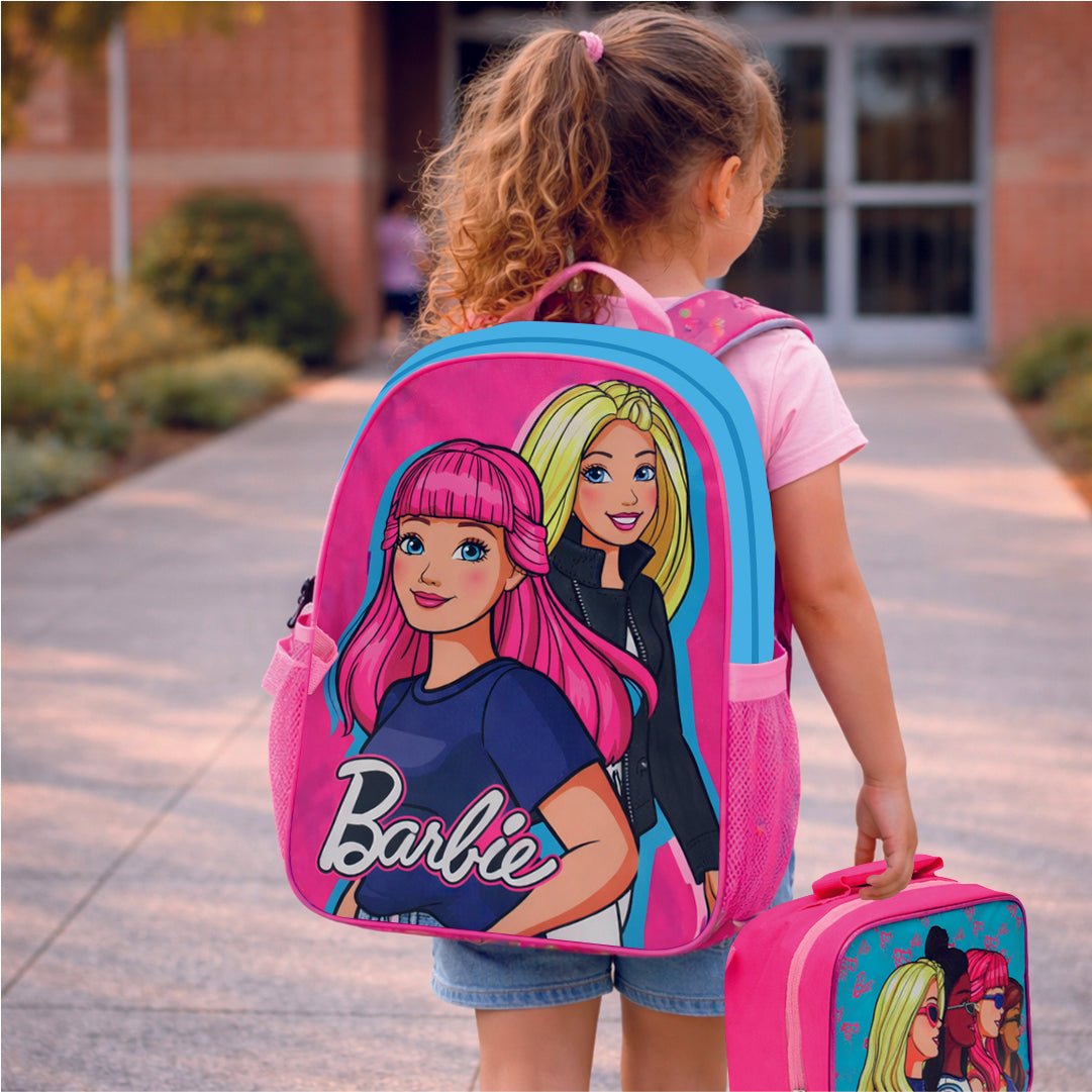 Mochila Escolar Barbie Con Lonchera Original Niña Infantil - Lhua Store