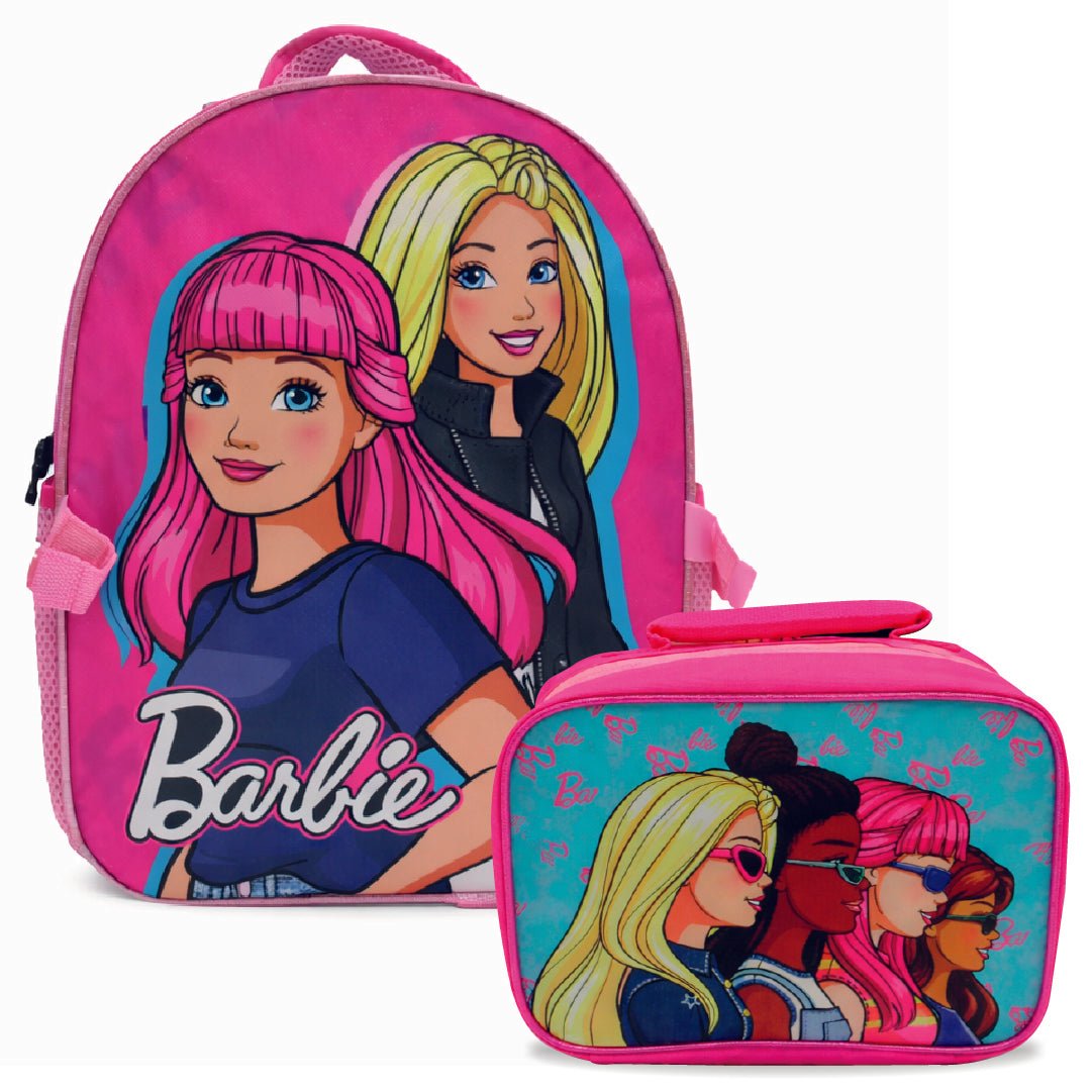 Mochila Escolar Barbie Con Lonchera Original Niña Infantil - Lhua Store