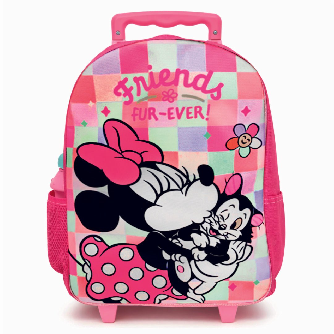 Mochila Escolar Minnie Con Ruedas Disney Original Niñas - Lhua Store