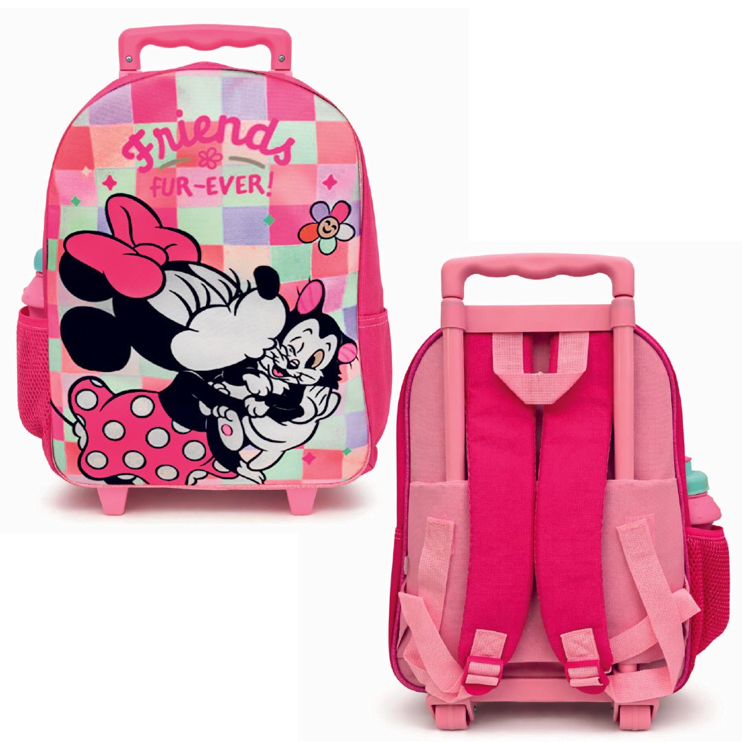 Mochila Escolar Minnie Con Ruedas Disney Original Niñas - Lhua Store