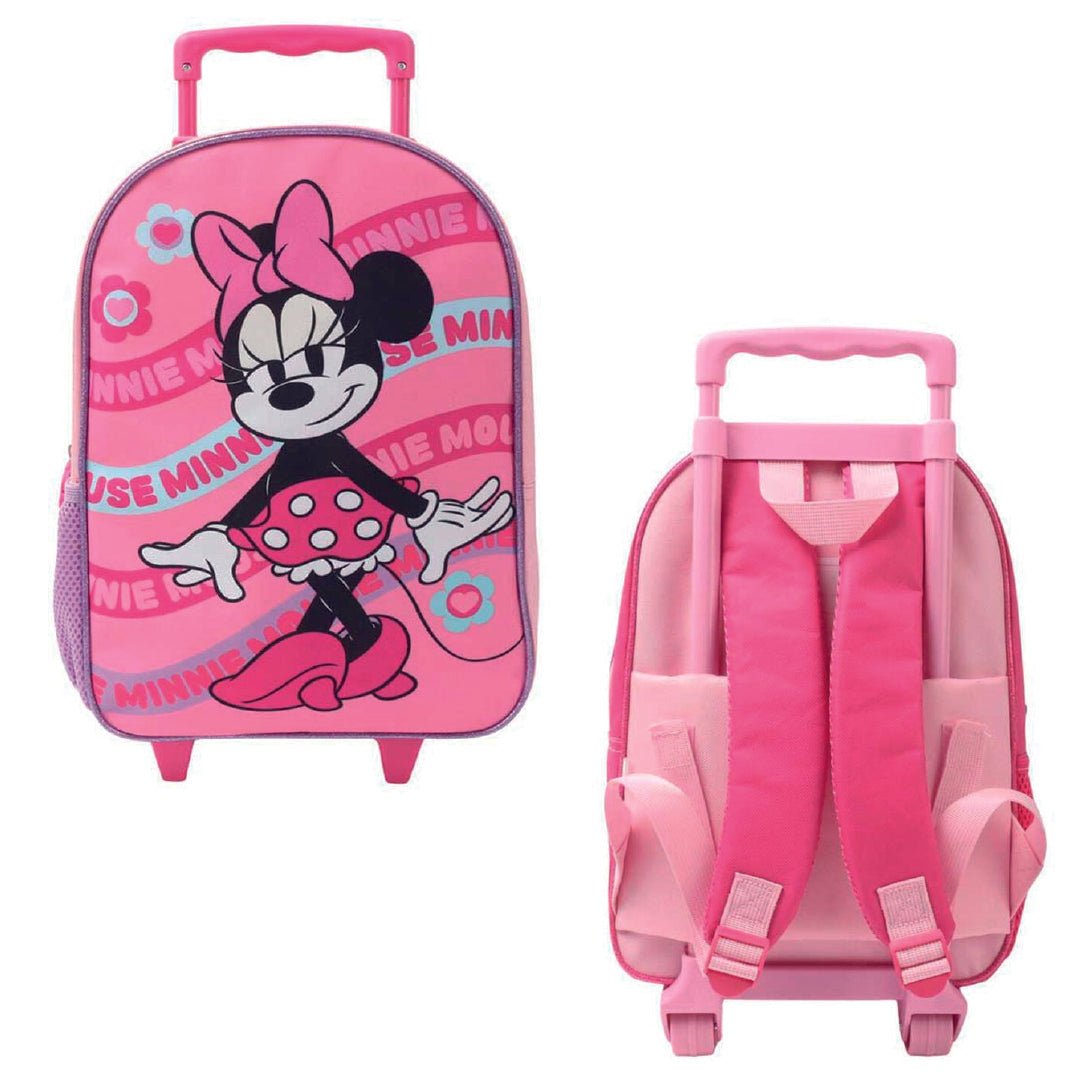 Mochila Escolar Minnie Con Ruedas Niñas Disney Original - Lhua Store