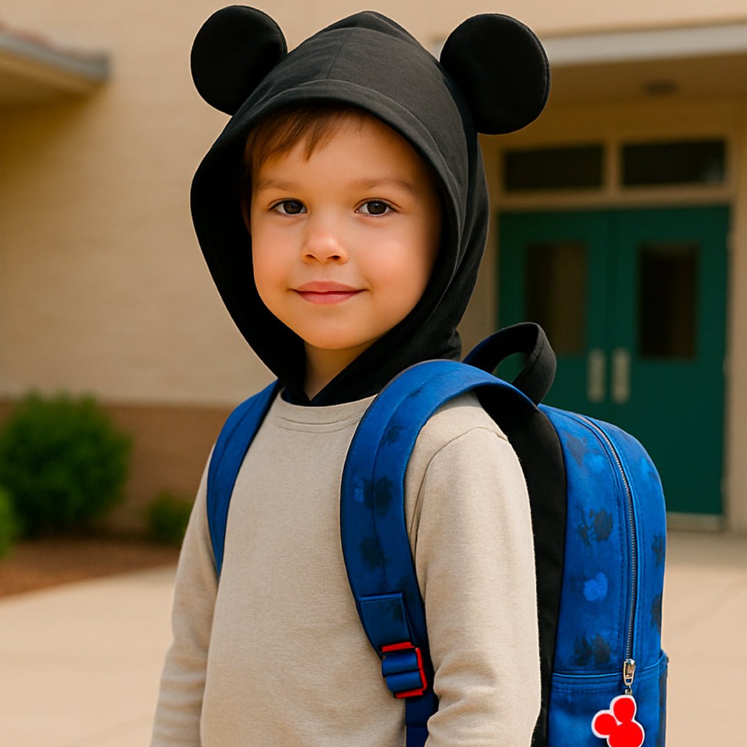 Mochila Infantil Mickey Mouse Disney 3d Con Capucha Niños - Lhua Store