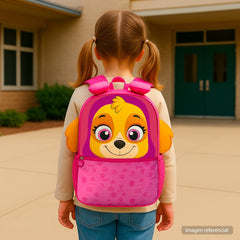 Mochila Infantil Skye Paw Patrol 3d Con Capucha Niñas - Lhua Store