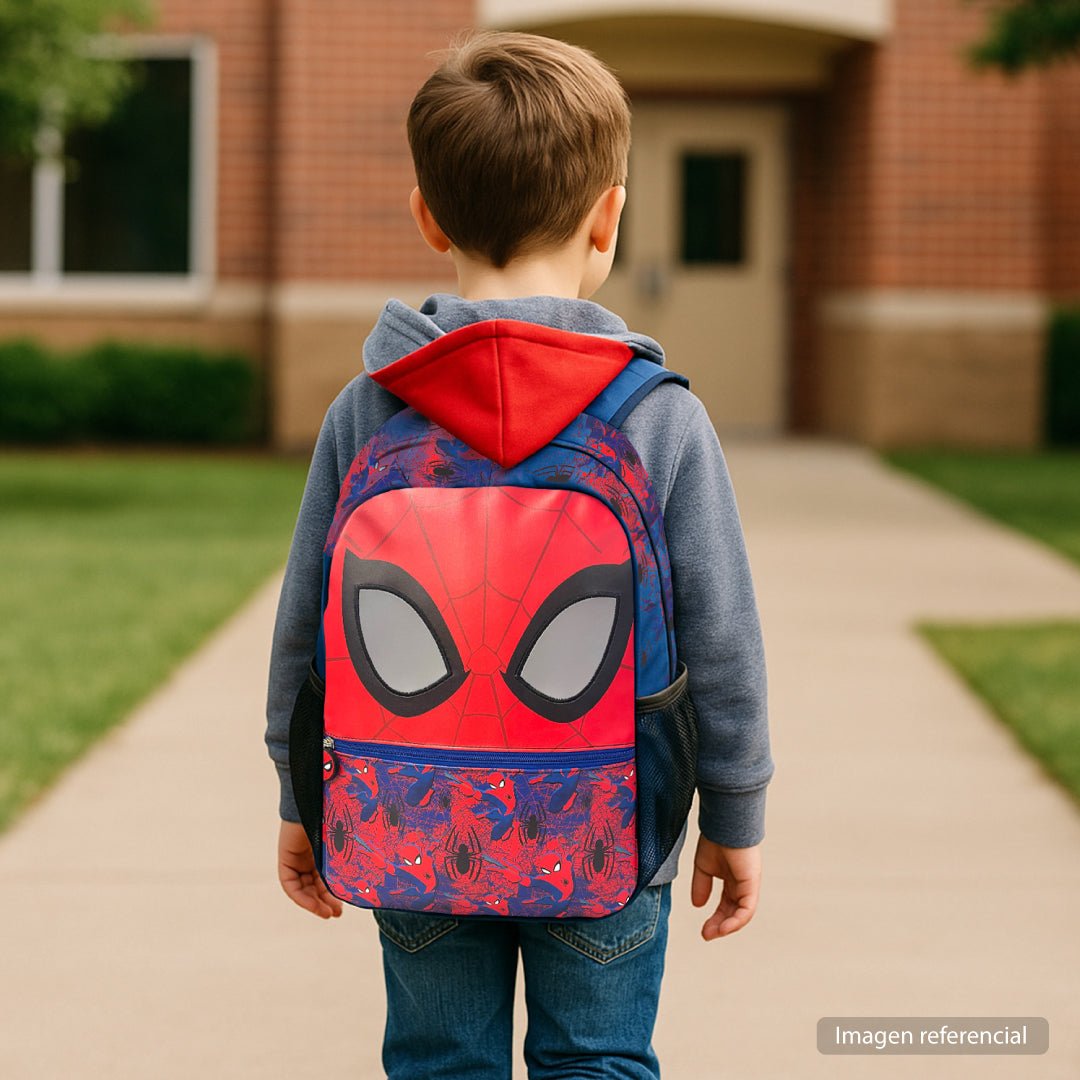 Mochila Infantil Spiderman Marvel 3D Con Capucha Niños - Lhua Store