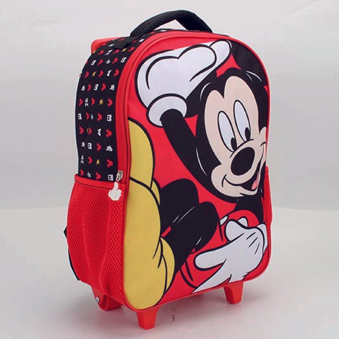 Mochila Mickey Con Ruedas Escolar Niños Disney Original - Lhua Store