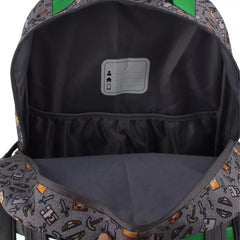 Mochila Minecraft Escolar Niños Original Gris - Lhua Store