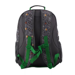 Mochila Minecraft Escolar Niños Original Gris - Lhua Store
