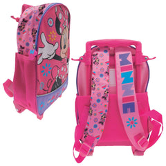 Mochila Minnie Mouse Con Ruedas Escolar Niña Disney Original - Lhua Store