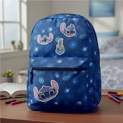 Mochila Stitch Escolar Disney Original Infantil Floreado - Lhua Store