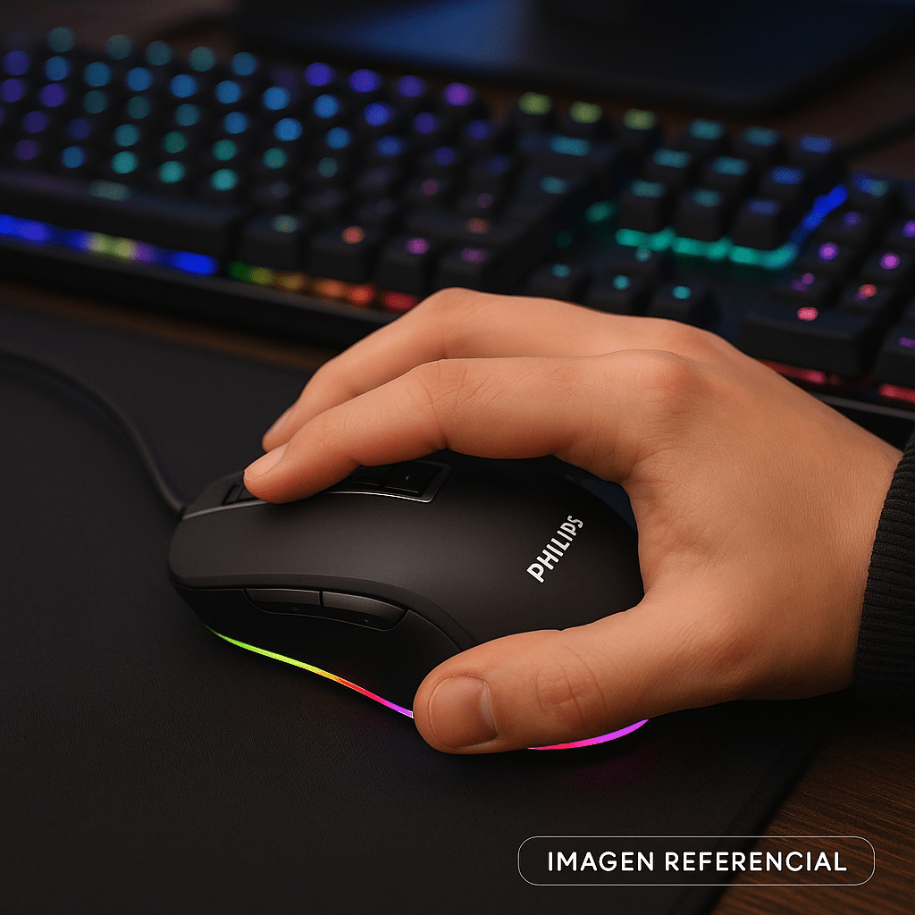 Mouse Gamer Philips G212 2800 Dpi 8 Botones - Lhua Store