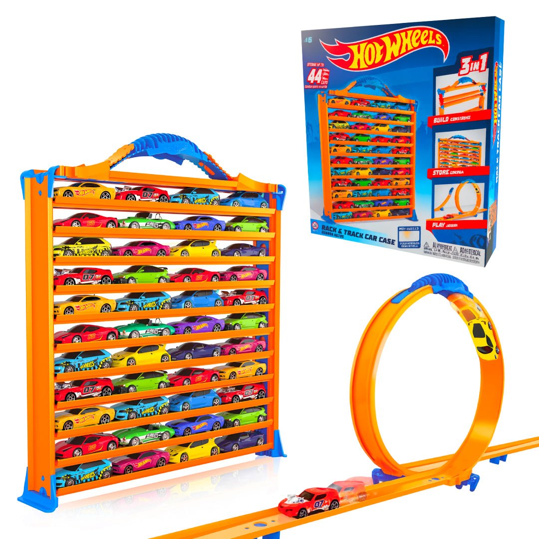 Organizador Hot Wheels 44 Autos Juguete Niños Con Pista Loop - Lhua Store