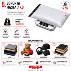 Pack 100 Bolsas Courier 32x45cm Sobre Plásticas Autoadhesivo - Lhua Store