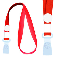 Pack 100 Cinta Lanyard Rojo Eventos Publicidad - Lhua Store