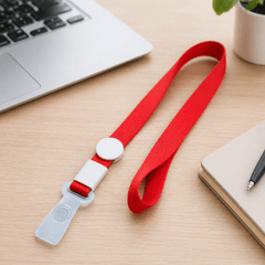 Pack 100 Cinta Lanyard Rojo Eventos Publicidad - Lhua Store
