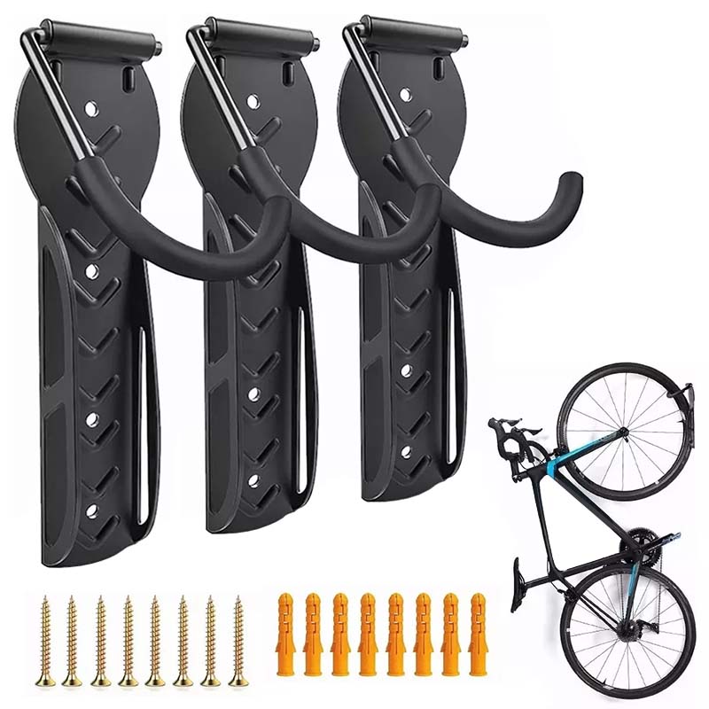 Pack 3 Porta Bicicleta Pared Gancho Para Colgar Soporte Bici - Lhua Store