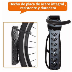 Pack 3 Porta Bicicleta Pared Gancho Para Colgar Soporte Bici - Lhua Store