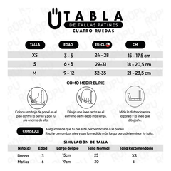 Patines 4 Ruedas Ajustable Artísticos Azul Para Niños - Lhua Store