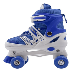 Patines 4 Ruedas Ajustable Artísticos Azul Para Niños - Lhua Store