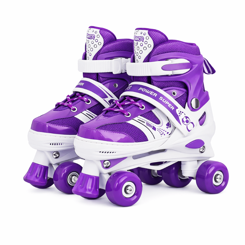Patines 4 Ruedas Ajustable Artísticos Morado Para Niñas - Lhua Store