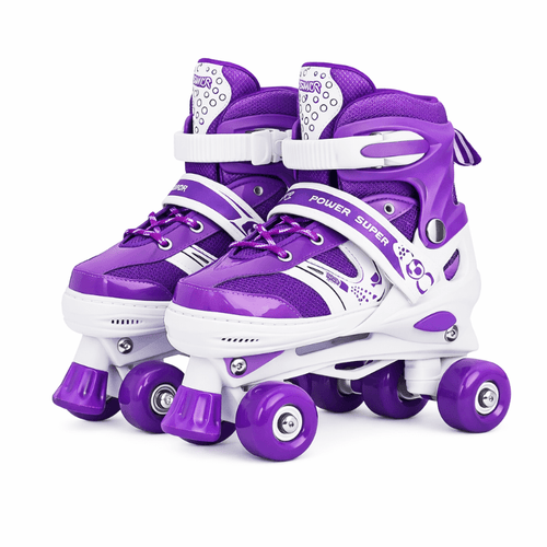 Patines 4 Ruedas Ajustable Artísticos Morado Para Niñas - Lhua Store
