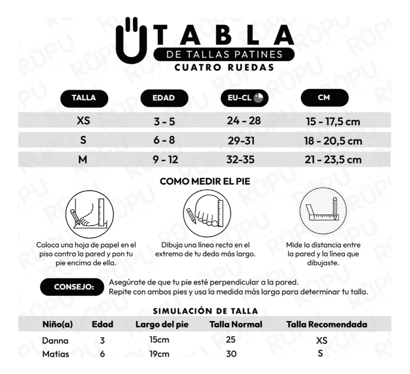 Patines 4 Ruedas Ajustable Artísticos Negro Para Niños - Lhua Store