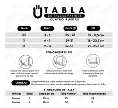 Patines 4 Ruedas Ajustable Artísticos Negro Para Niños - Lhua Store