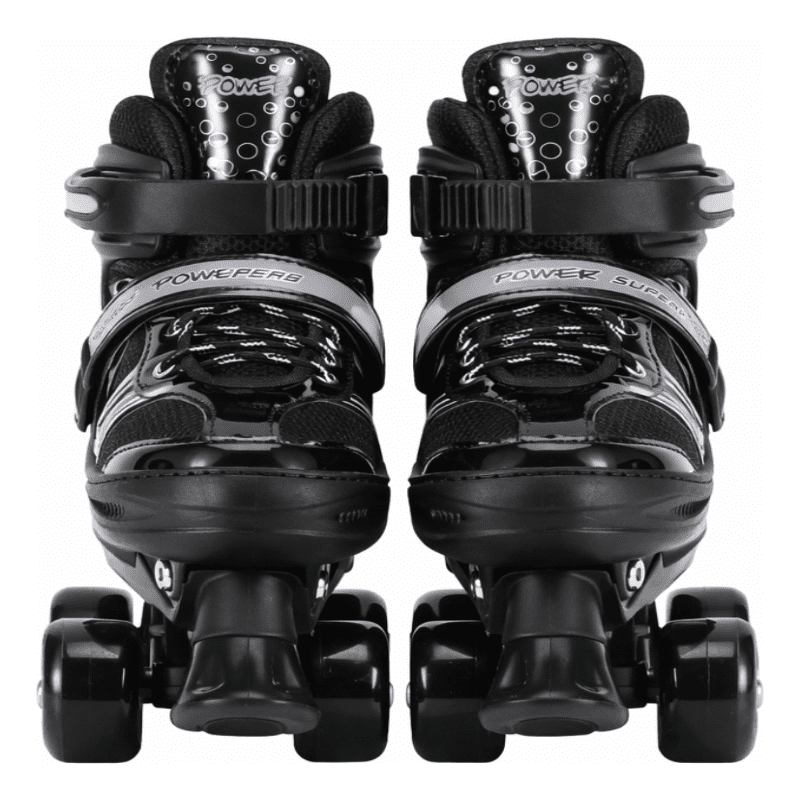 Patines 4 Ruedas Ajustable Artísticos Negro Para Niños - Lhua Store