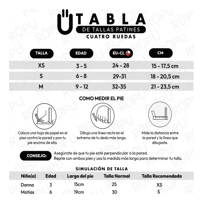 Patines 4 Ruedas Ajustable Artísticos Rosado Para Niñas - Lhua Store