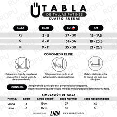 Patines 4 Ruedas Led Rupu Niñas Ajustable Sirena Aquapurple - Lhua Store