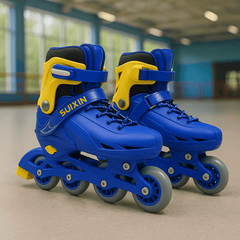 Patines Suixin Blue Roller En Linea Ajustable Adulto - Lhua Store