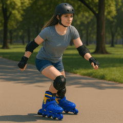 Patines Suixin Blue Roller En Linea Ajustable Adulto - Lhua Store