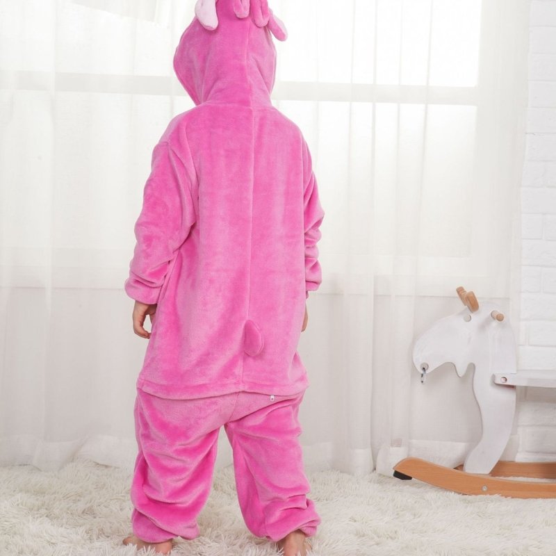 Pijama Lilo Stitch Rosado Enterizo Kigurumi 3 - 12 Años Plush - Lhua Store