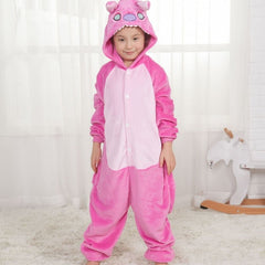 Pijama Lilo Stitch Rosado Enterizo Kigurumi 3 - 12 Años Plush - Lhua Store