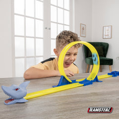 Pista De Autos Juguete Tiburón Loop Lanzador 1 Auto Infantil - Lhua Store