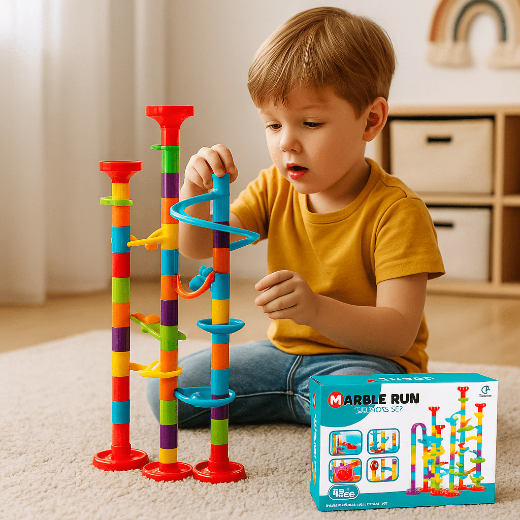 Pista De Bolitas 113 Pcs Juguete Bloques De Construcción - Lhua Store