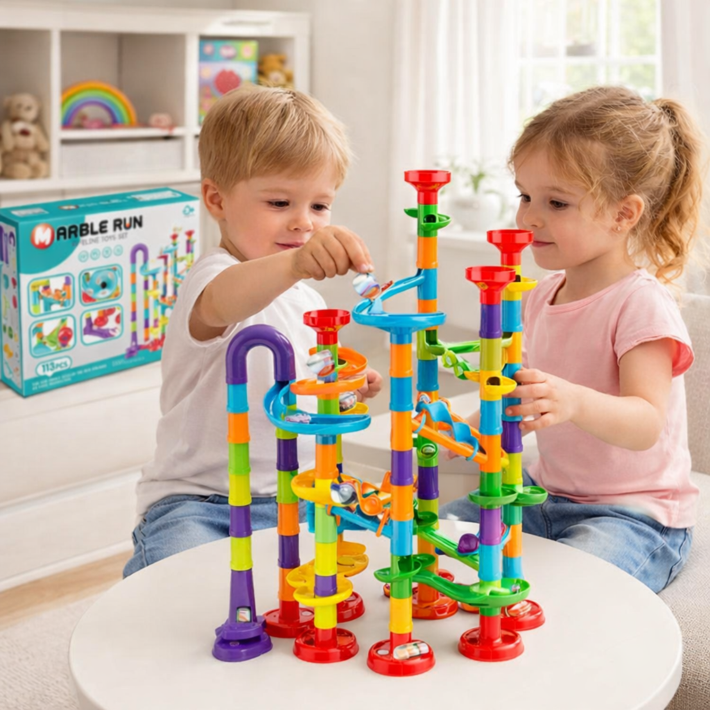 Pista De Bolitas 113 Pcs Juguete Bloques De Construcción - Lhua Store