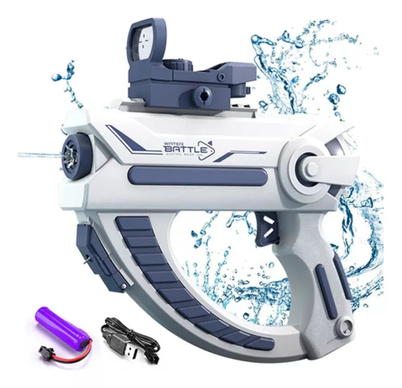 Pistola De Agua Electrica Azul Recargable Niños Juguete Verano - Lhua Store