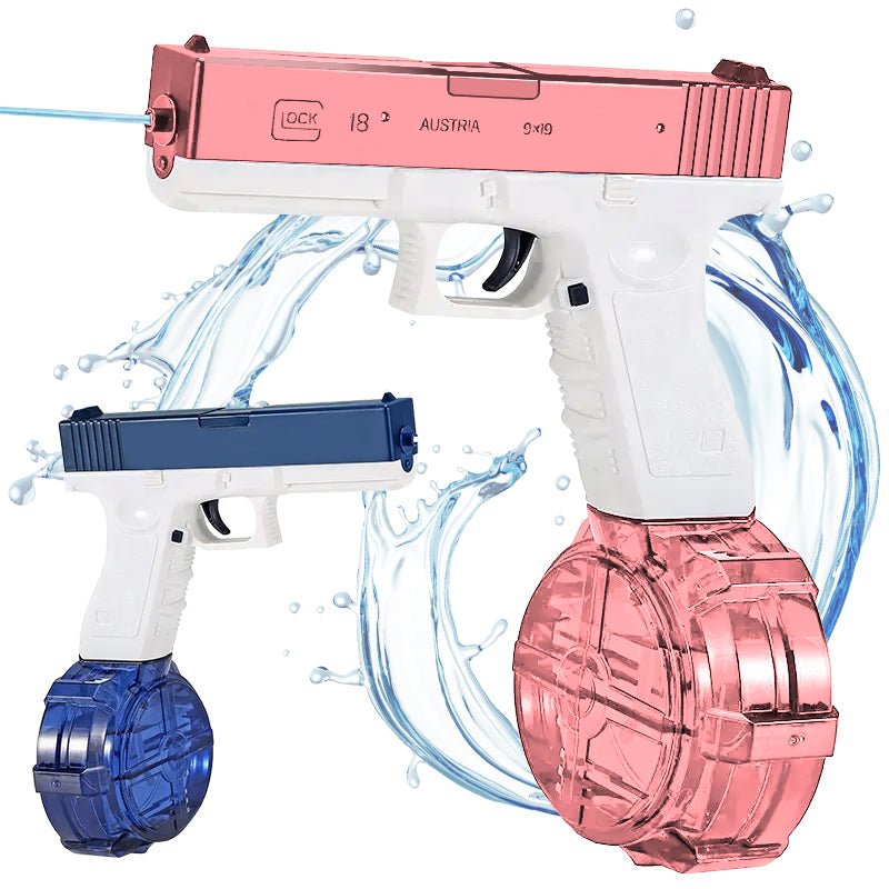 Pistola De Agua Eléctrica Glock 17 Niños Rosado Recargable Juguete - Lhua Store